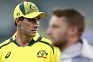 Pat Cummins in action, Australia v England - ODI Series: Game 3